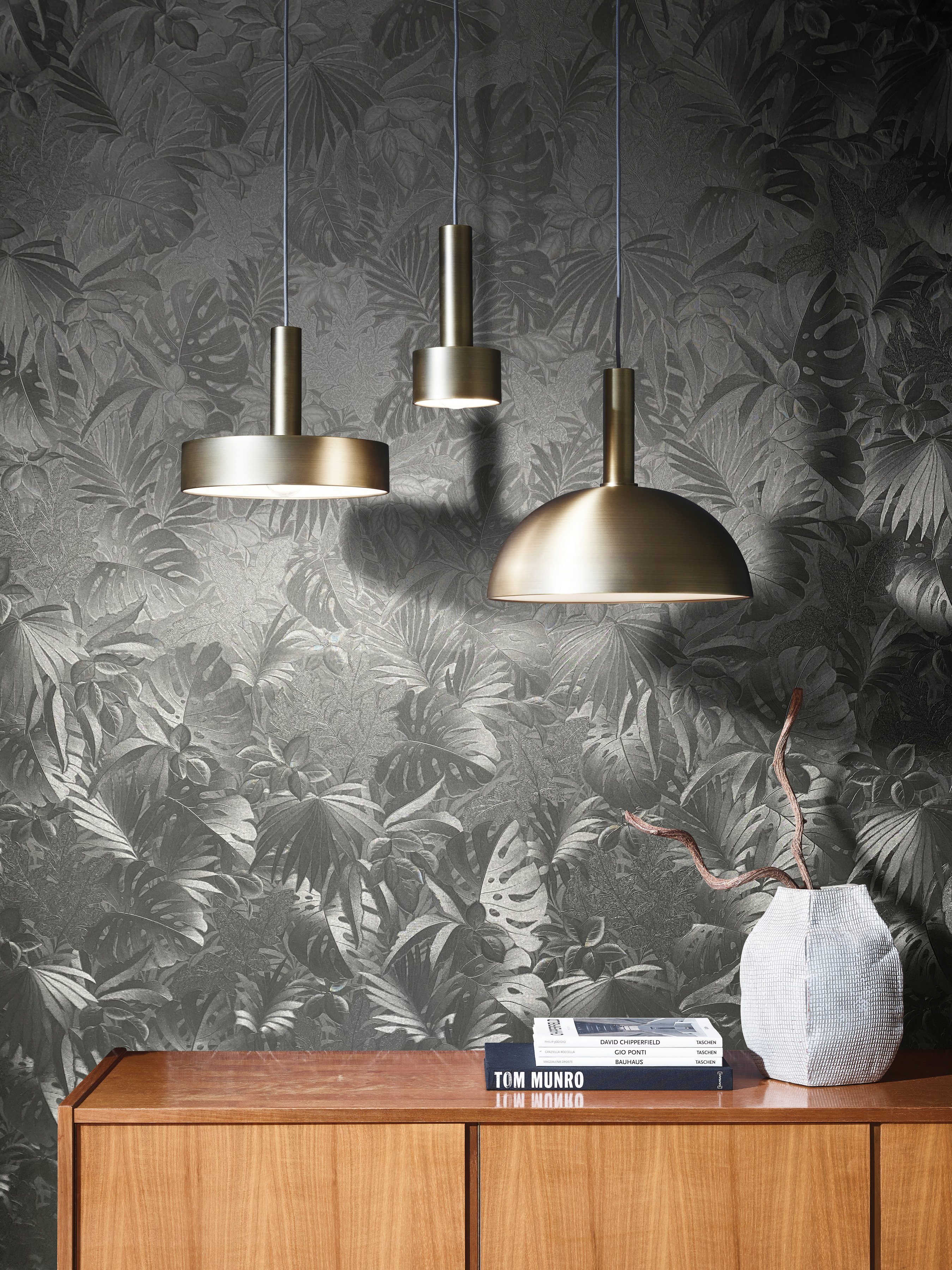 Marburg Vliestapete, floral, metallic, schimmernd, (1 günstig online kaufen