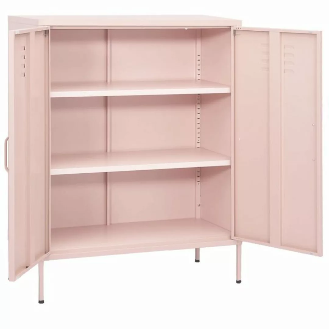 vidaXL Aktenschrank Lagerschrank Rosa 80x35x101,5 cm Stahl günstig online kaufen