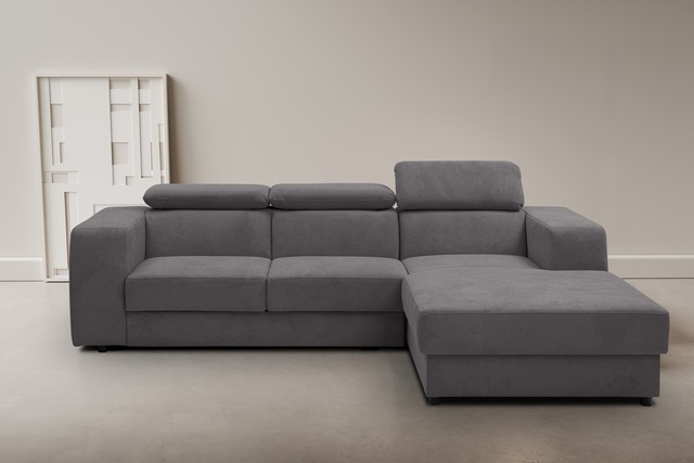 WERK2 Ecksofa »Cherry, modernes Sofa mit Komfortfunktionen, Breite 270cm, L günstig online kaufen