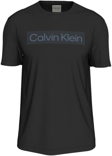 Calvin Klein T-Shirt BOX STRIPED LOGO T-SHIRT mit Logoschriftzug günstig online kaufen