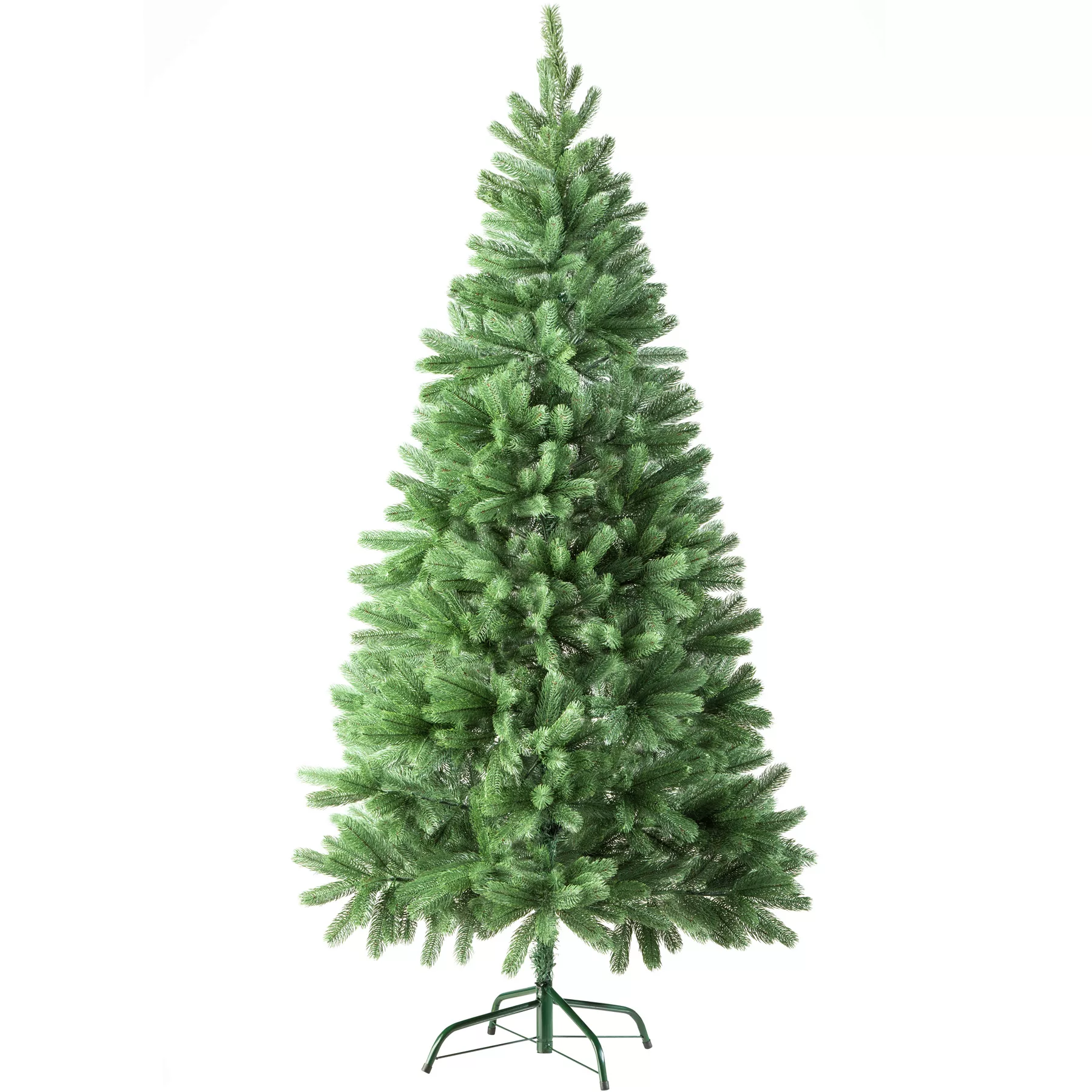 Weihnachtsbaum künstlich mit Metallständer Spritzguss - 180 cm günstig online kaufen