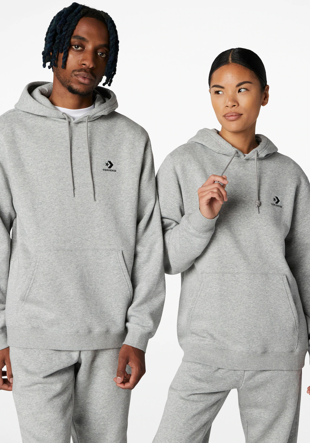 Converse Kapuzensweatshirt "EMBROIDERED STAR CHEVRON BRUSHED BACK FLEECE HO günstig online kaufen