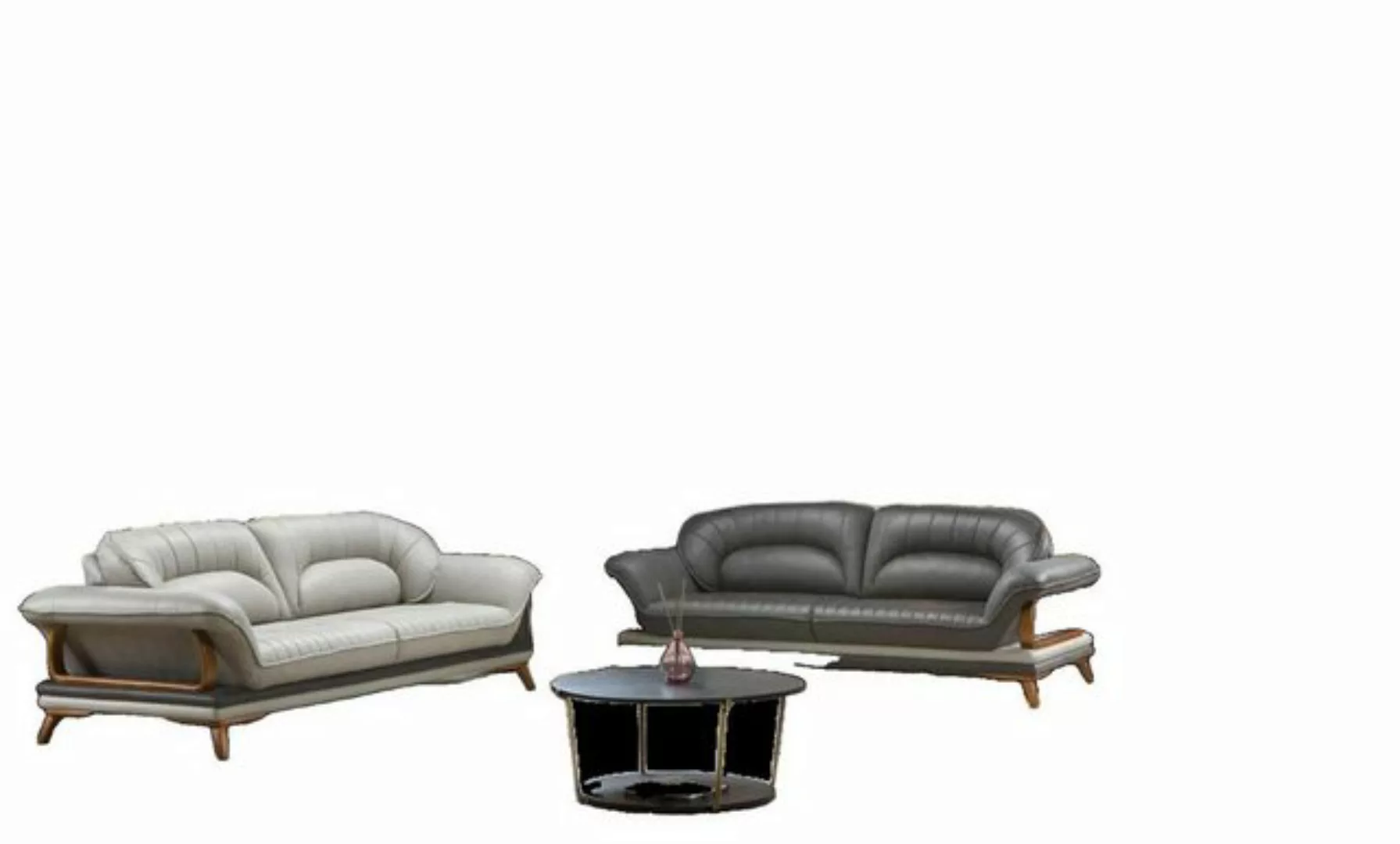 JVmoebel Sofa Luxus Garnitur Set Sofagarnitur 3+3+1 Sitzer Moderne Stoff So günstig online kaufen