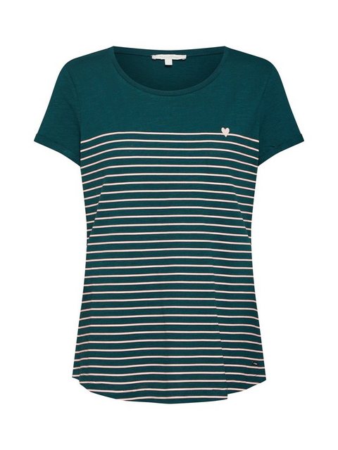 TOM TAILOR Denim T-Shirt (1-tlg) Stickerei, Plain/ohne Details günstig online kaufen