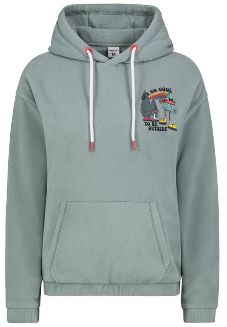 SUBLEVEL Fleecepullover Fleece Hoodie mit Backprint günstig online kaufen