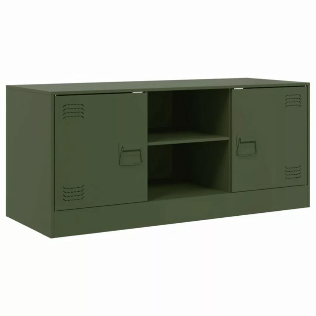 vidaXL TV-Schrank TV-Schrank Olivgrün 99x39x44 cm Stahl (1-St) günstig online kaufen