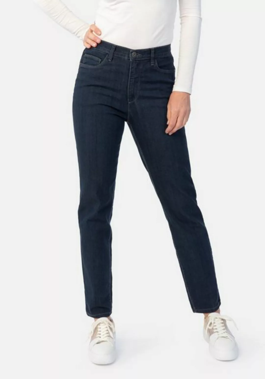 STOOKER WOMEN Tapered-fit-Jeans Nizza Stretch Jeans -DARK BLUE DENIM- Taper günstig online kaufen