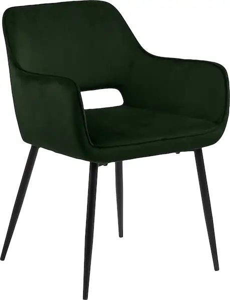 ACTONA GROUP Esszimmerstuhl "Ranja Polsterstuhl", Samtstoff, 2er Set, Metal günstig online kaufen