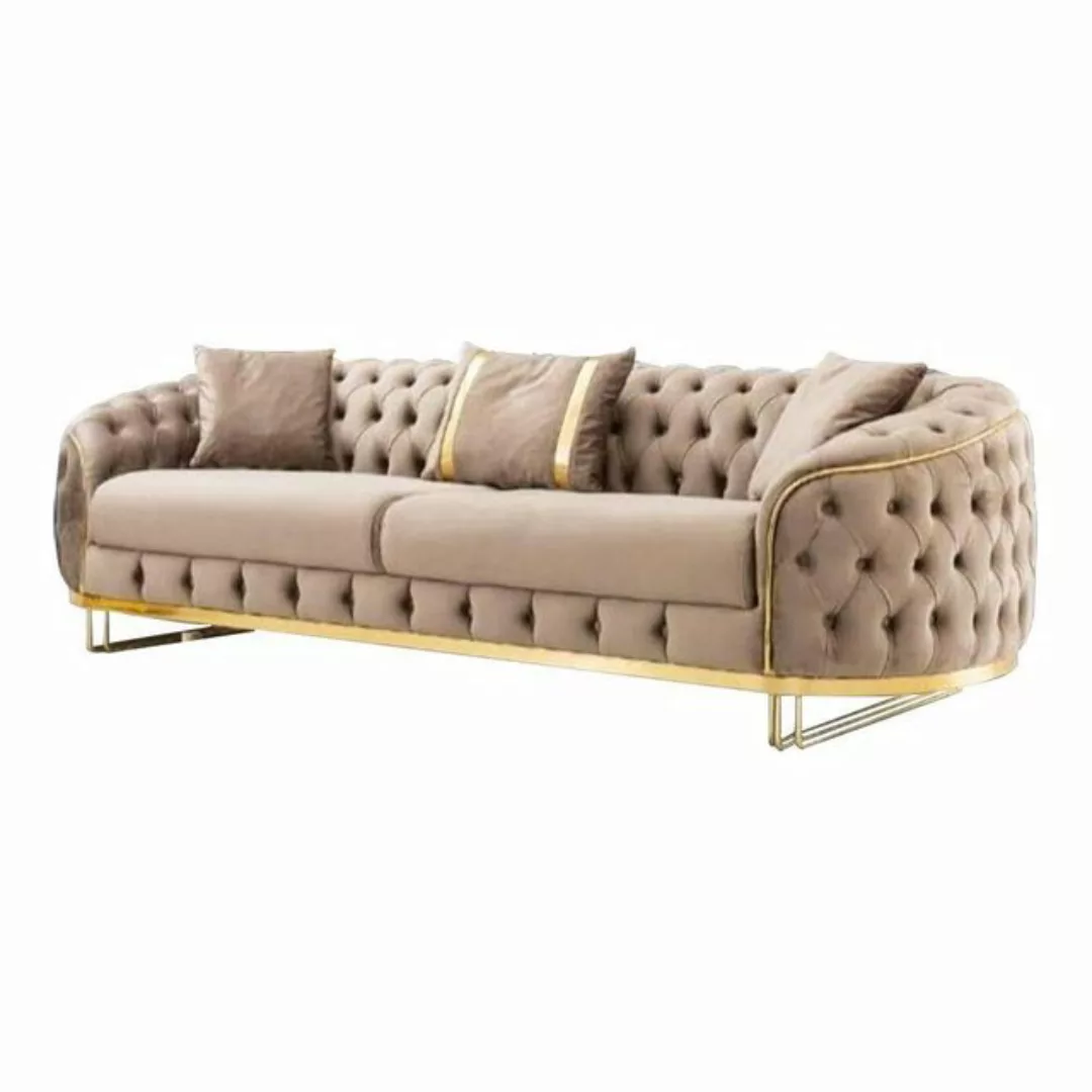 Xlmoebel 3-Sitzer Neues luxuriöses Wohnzimmer-Sofa im Chesterfield-Stil für günstig online kaufen