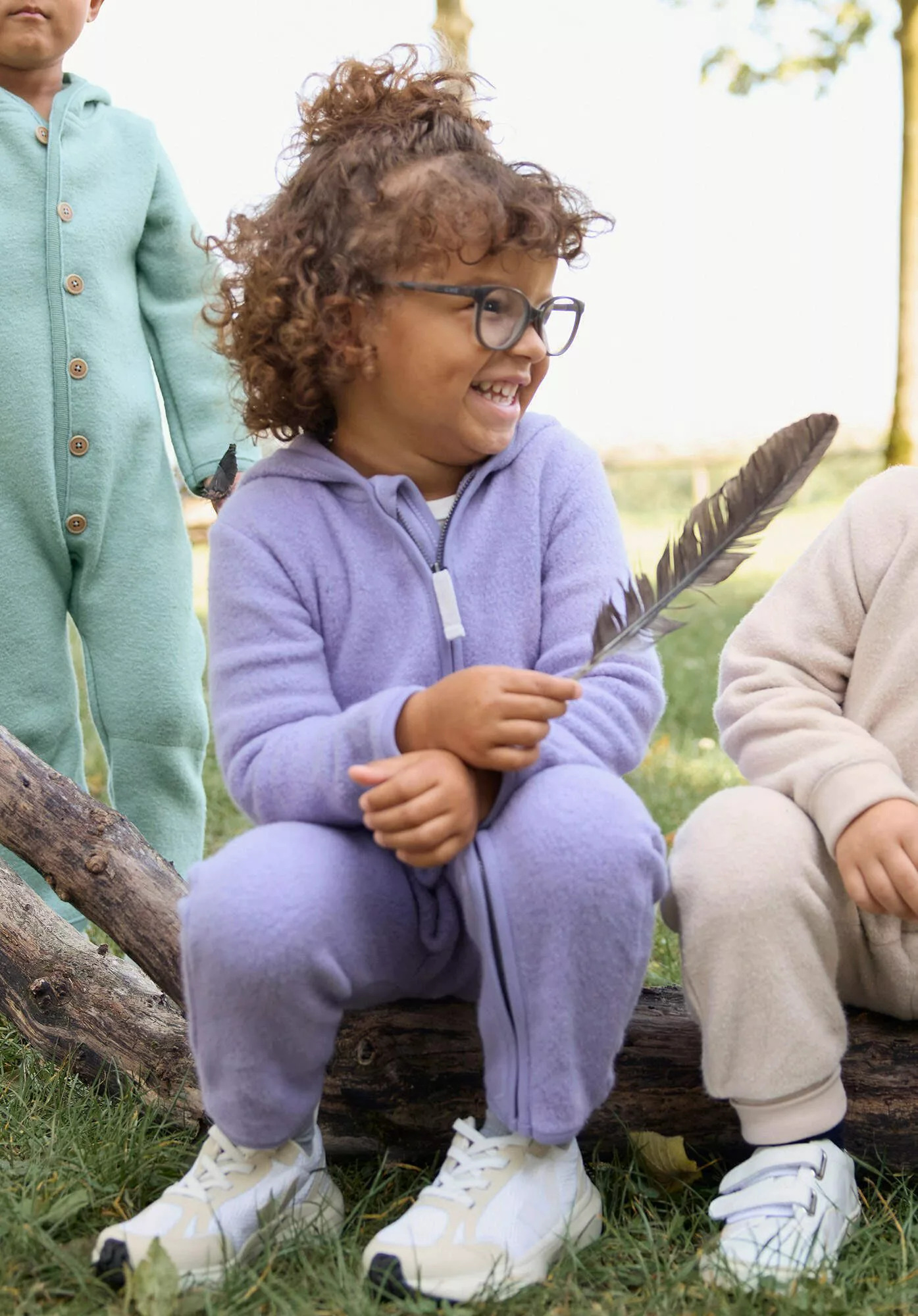 Hessnatur Fleeceoverall aus reiner Bio-Baumwolle (1-tlg) günstig online kaufen