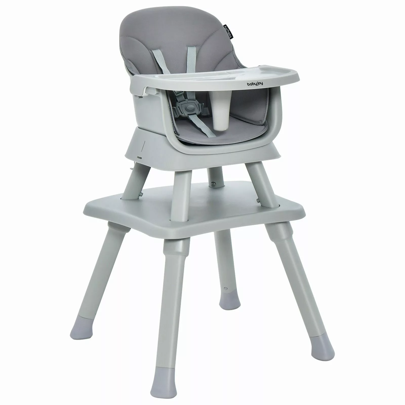 COSTWAY Hochstuhl, 6in1 Kombihochstuhl, Babystuhl, mit günstig online kaufen