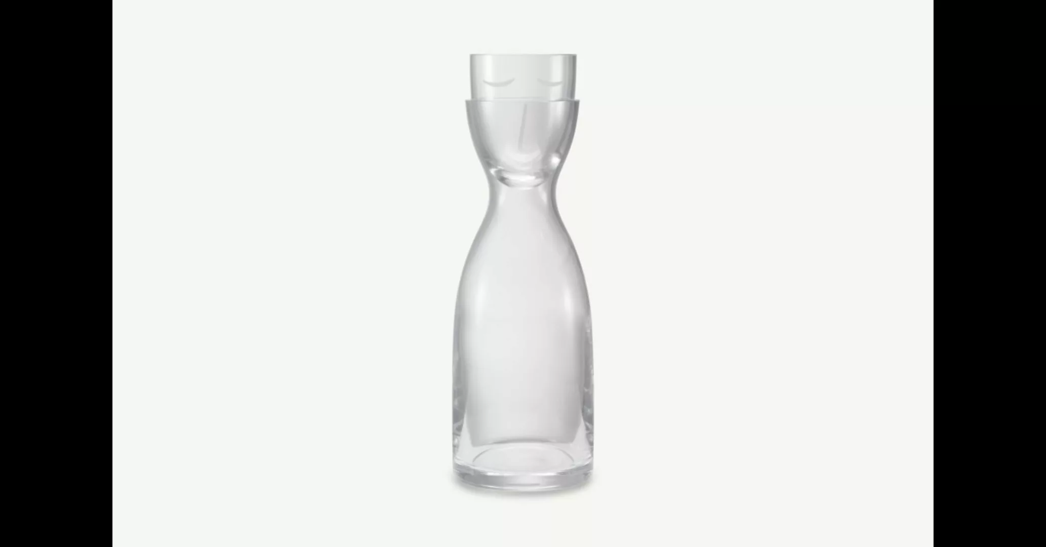 NUDE Glassware Karaffe mit Glas, Klar - MADE.com günstig online kaufen