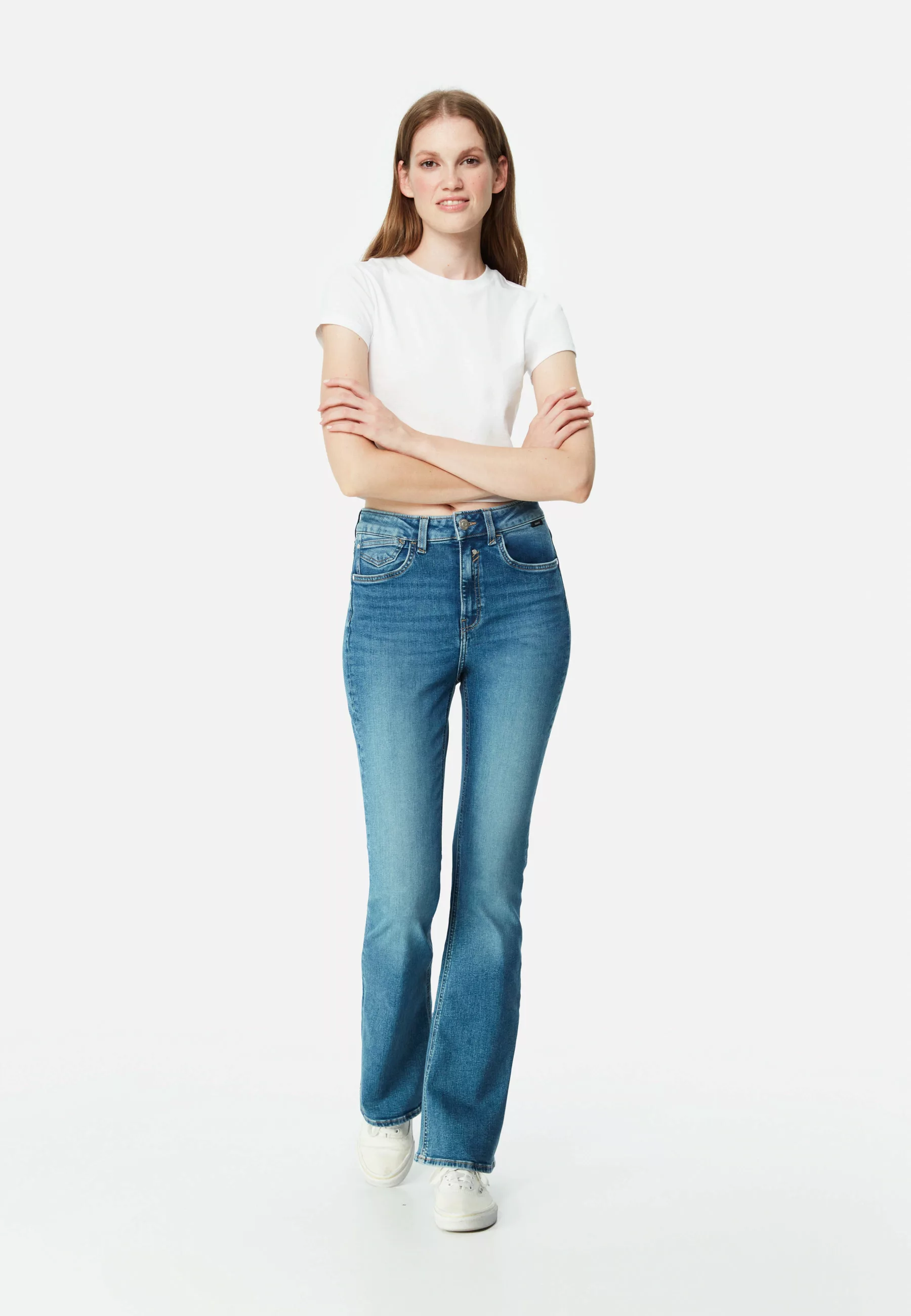 Mavi 7/8-Jeans SAMARA (1-tlg) Plain/ohne Details günstig online kaufen