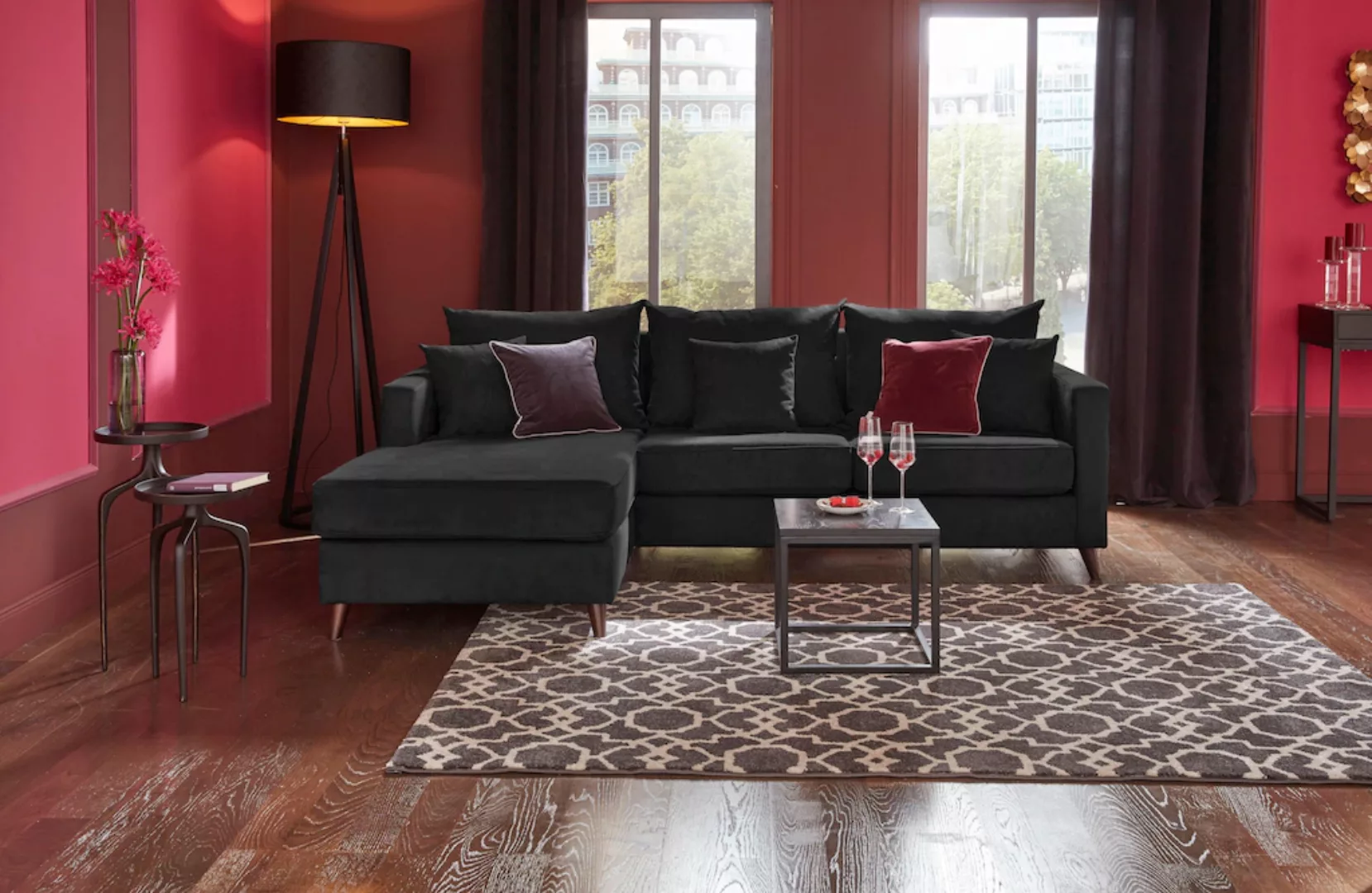 Guido Maria Kretschmer Home&Living Ecksofa "Renesse L-Form", lose Kissen, K günstig online kaufen