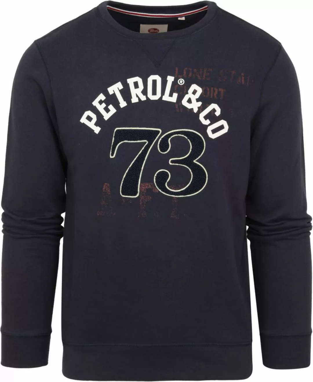 Petrol Sweater Logo Dunkelblau - Größe L günstig online kaufen