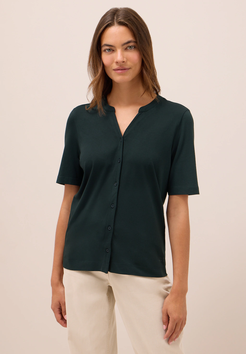 Cecil T-Shirt, aus Baumwolle mit Stretchante günstig online kaufen