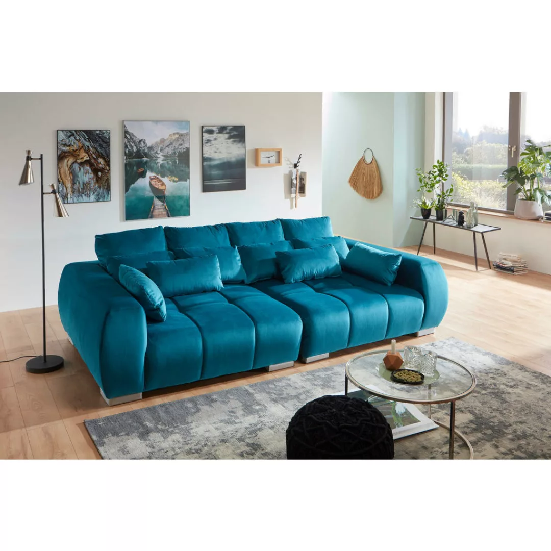 Schlafsofa Lozan schwarz B/H/T/L: ca. 230x49x86x84 cm günstig online kaufen