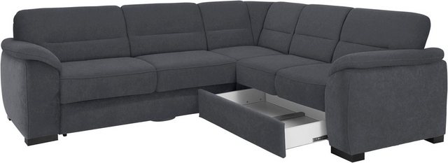 sit&more Ecksofa "Montego L-Form", wahlweise mit Bettfunktion und Schubkast günstig online kaufen