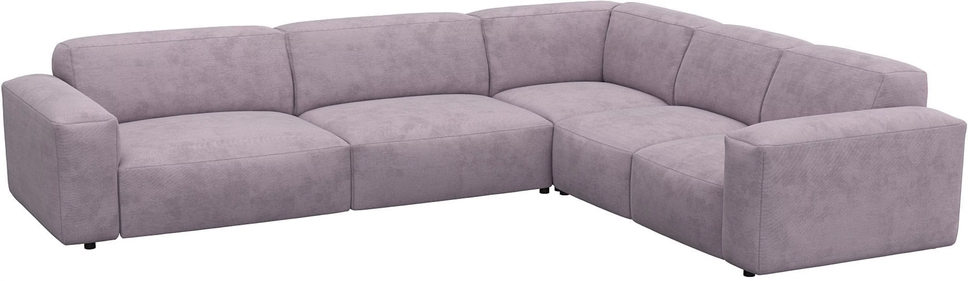 FLEXLUX Ecksofa »Lucera, super bequem durch hochwertigen Sitzaufbau mit Kal günstig online kaufen