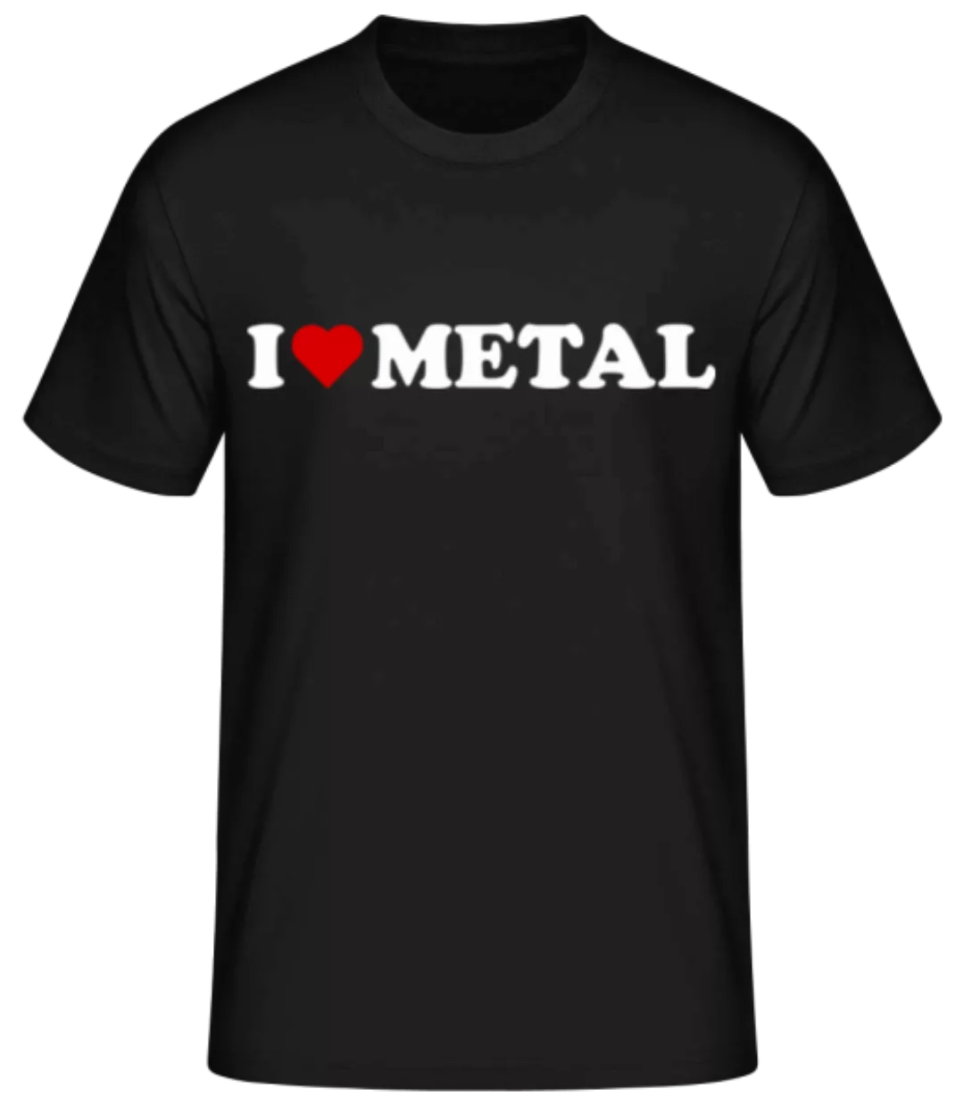 I Love Metal · Männer Basic T-Shirt günstig online kaufen
