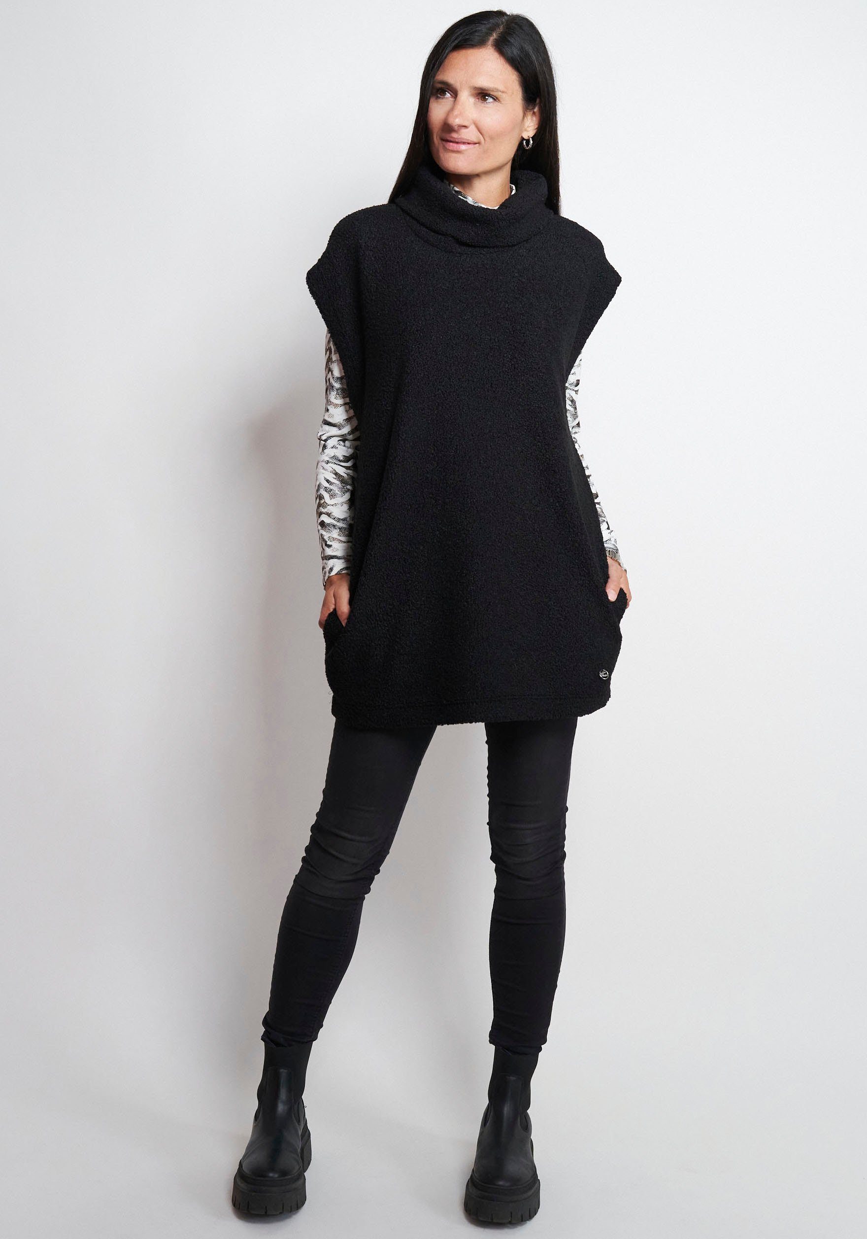 Seidel Moden Pullunder mit kleinem Metalllabel, günstig online kaufen