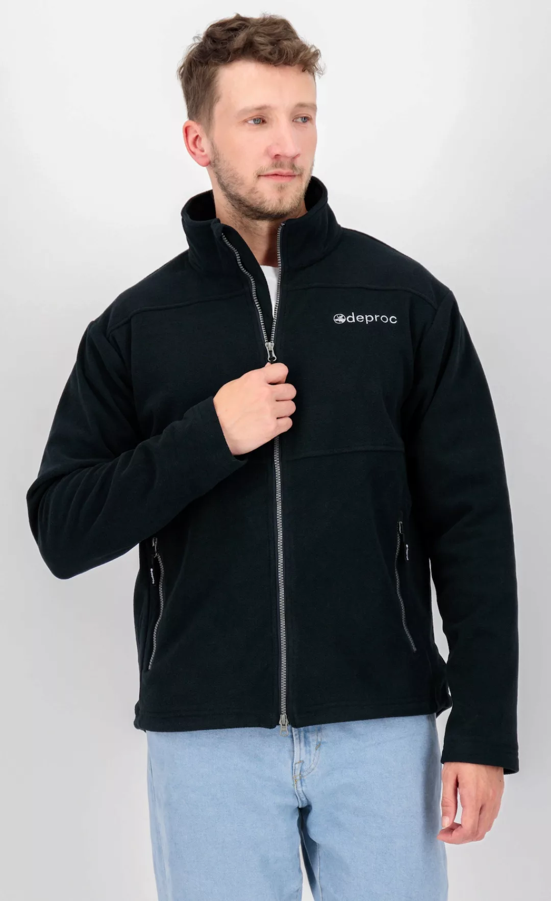 DEPROC Active Strickfleecejacke "SEWARD MN", mit 2-Wege-Reißverschluss günstig online kaufen