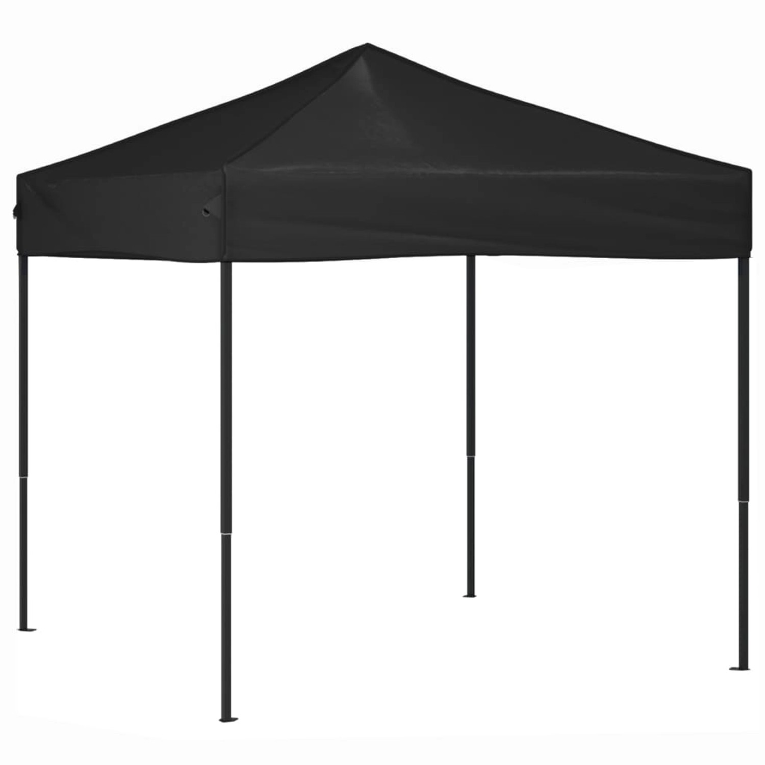 vidaXL Partyzelt Faltbar Schwarz 2x2 m günstig online kaufen