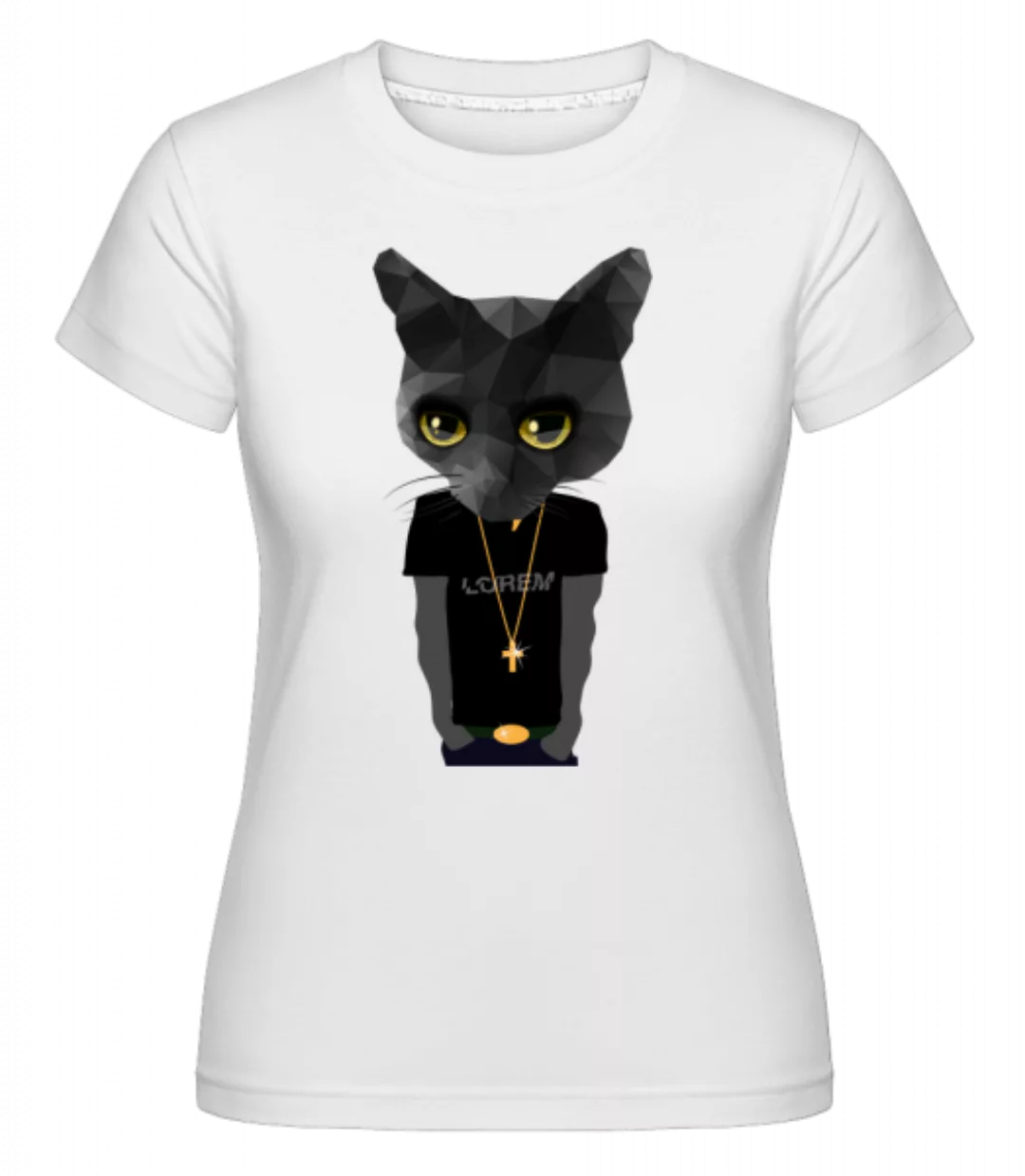 Polygon Gangsta Katze · Shirtinator Frauen T-Shirt günstig online kaufen