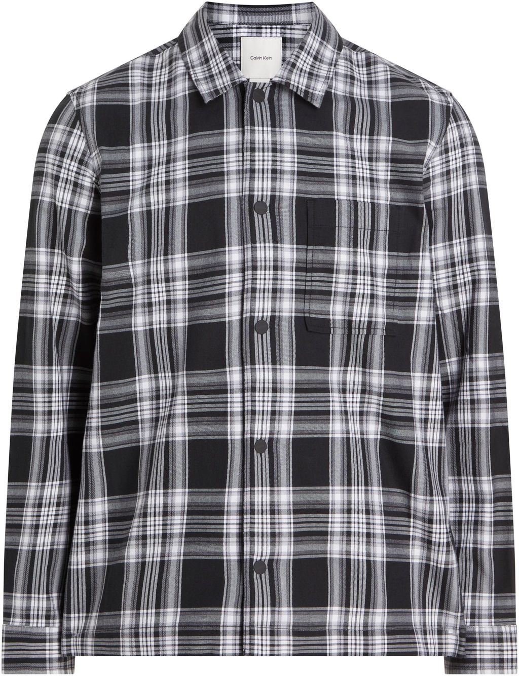 Calvin Klein Big&Tall Karohemd "BT TWILL CHECK SNAPS OVERSHIRT", in Großen günstig online kaufen