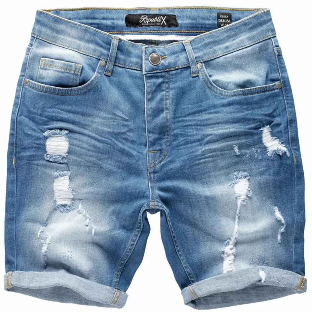 REPUBLIX Jeansshorts ZYAIRE Herren Bermuda kurze Männer Hose Regular Fit günstig online kaufen