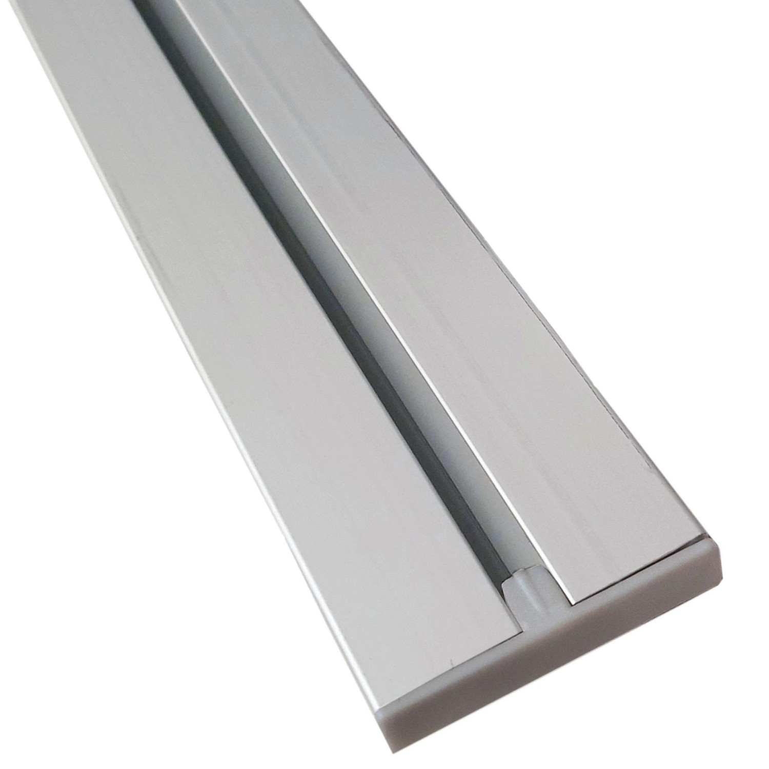 Bestlivings Vorhangschiene Aluminium Silber 1 Lauf 210 cm / 90 cm & 120 cm günstig online kaufen