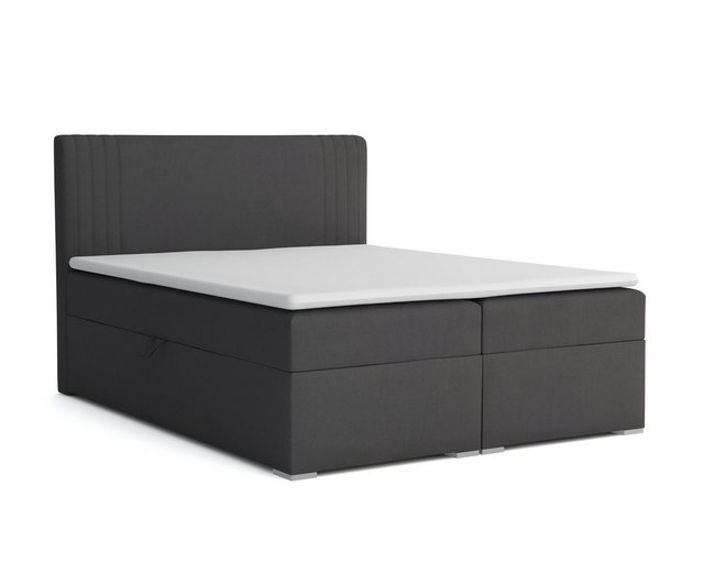 Deine Möbel 24 Boxspringbett KAI Komplettbett Polsterbett inkl. Bonellfeder günstig online kaufen