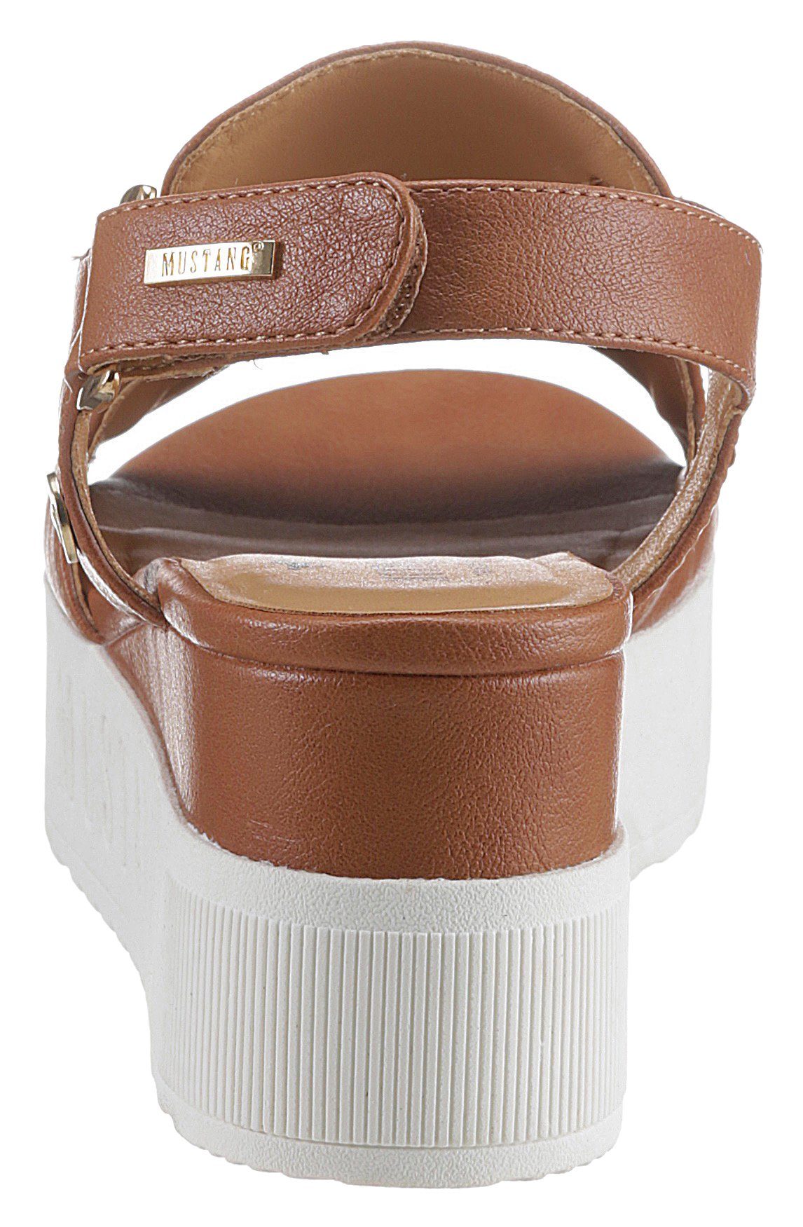 Mustang Shoes Keilsandalette, Sommerschuh, Sandale, Keilabsatz, günstig online kaufen