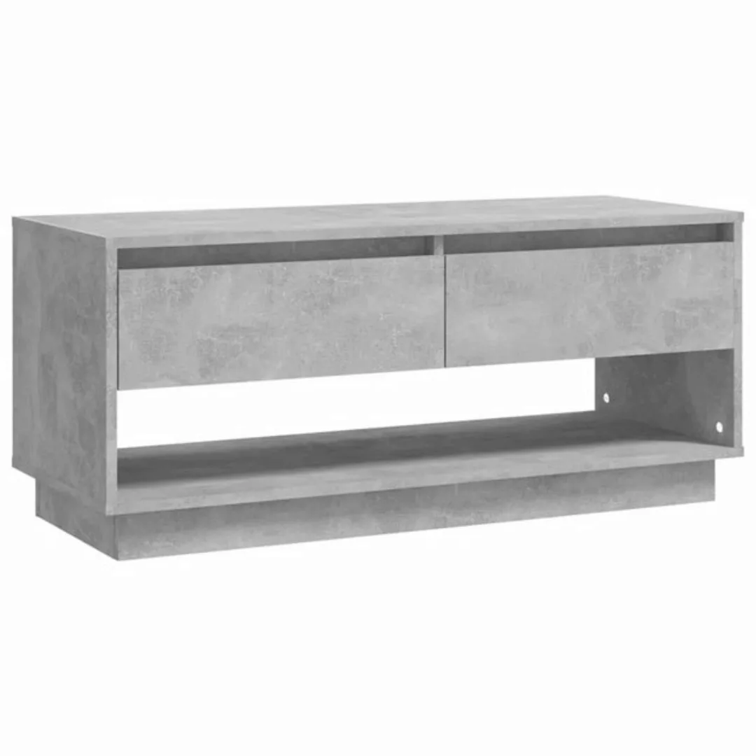 furnicato TV-Schrank Betongrau 102x41x44 cm Holzwerkstoff (1-St) günstig online kaufen