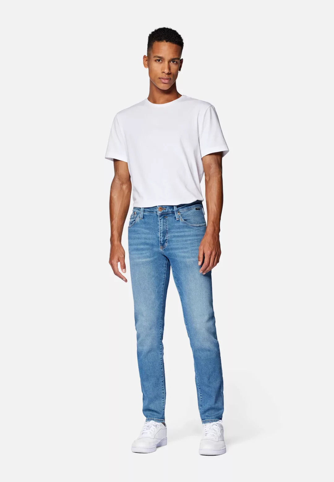 Mavi Herren Jeans Chris - Tapered Fit - Blau - Dark Random Ultra Move günstig online kaufen