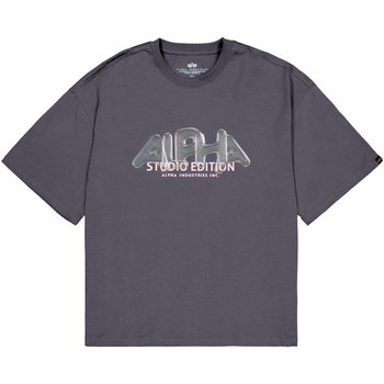Alpha Industries  T-Shirts & Poloshirts Studio Edition Vibe T-Shirt - vinta günstig online kaufen