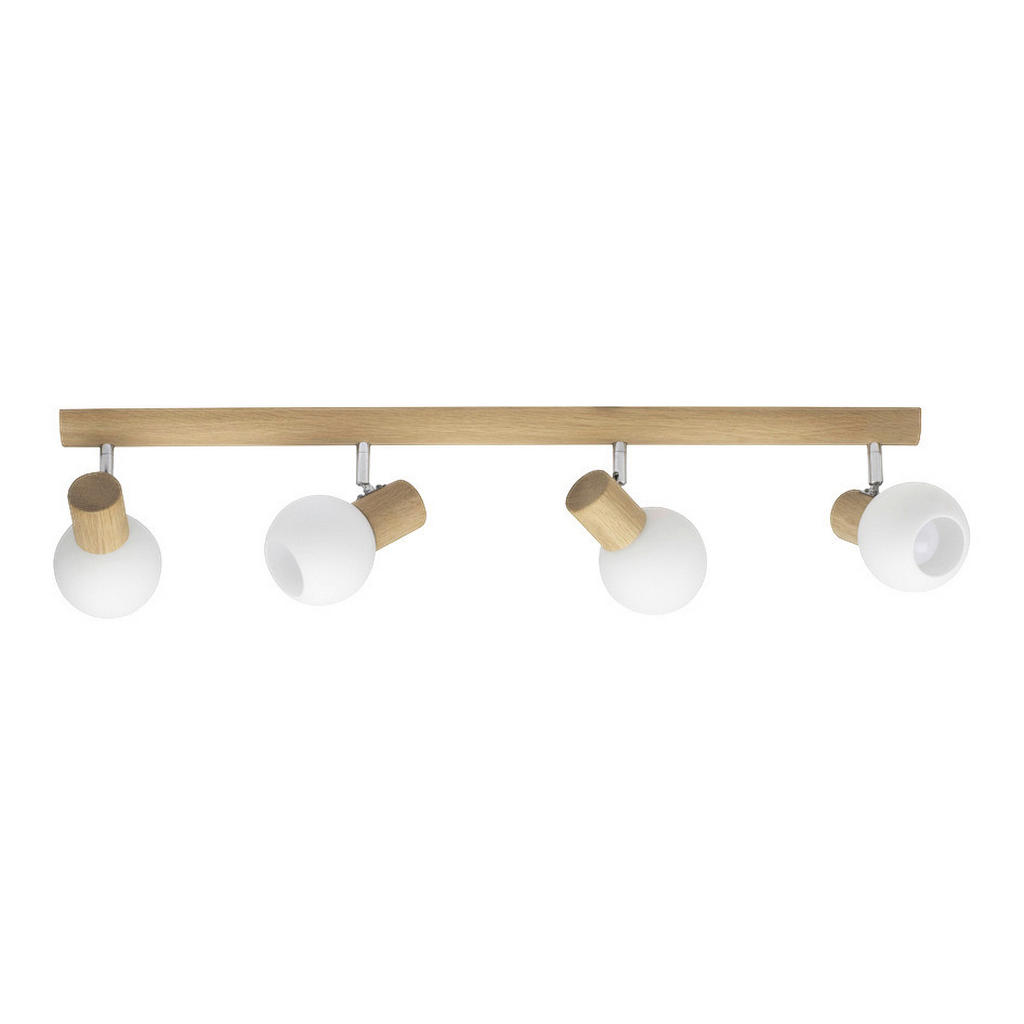 Spot-Light Deckenleuchte 2231474 natur weiß Eiche Glas B/H/T: ca. 74x90x180 günstig online kaufen