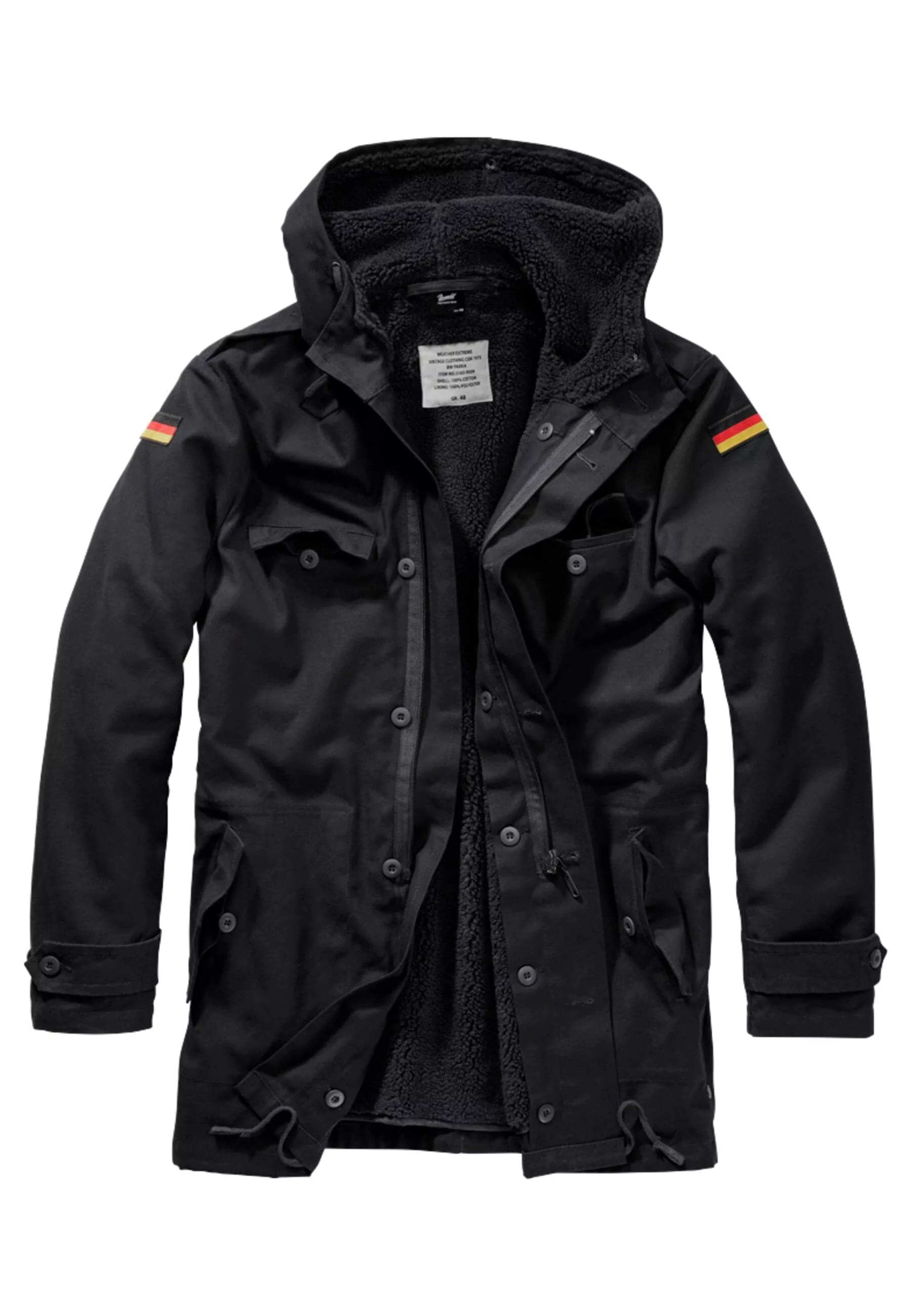 Brandit Allwetterjacke "Brandit Herren BW Flag Parka", (1 St.), mit Kapuze günstig online kaufen