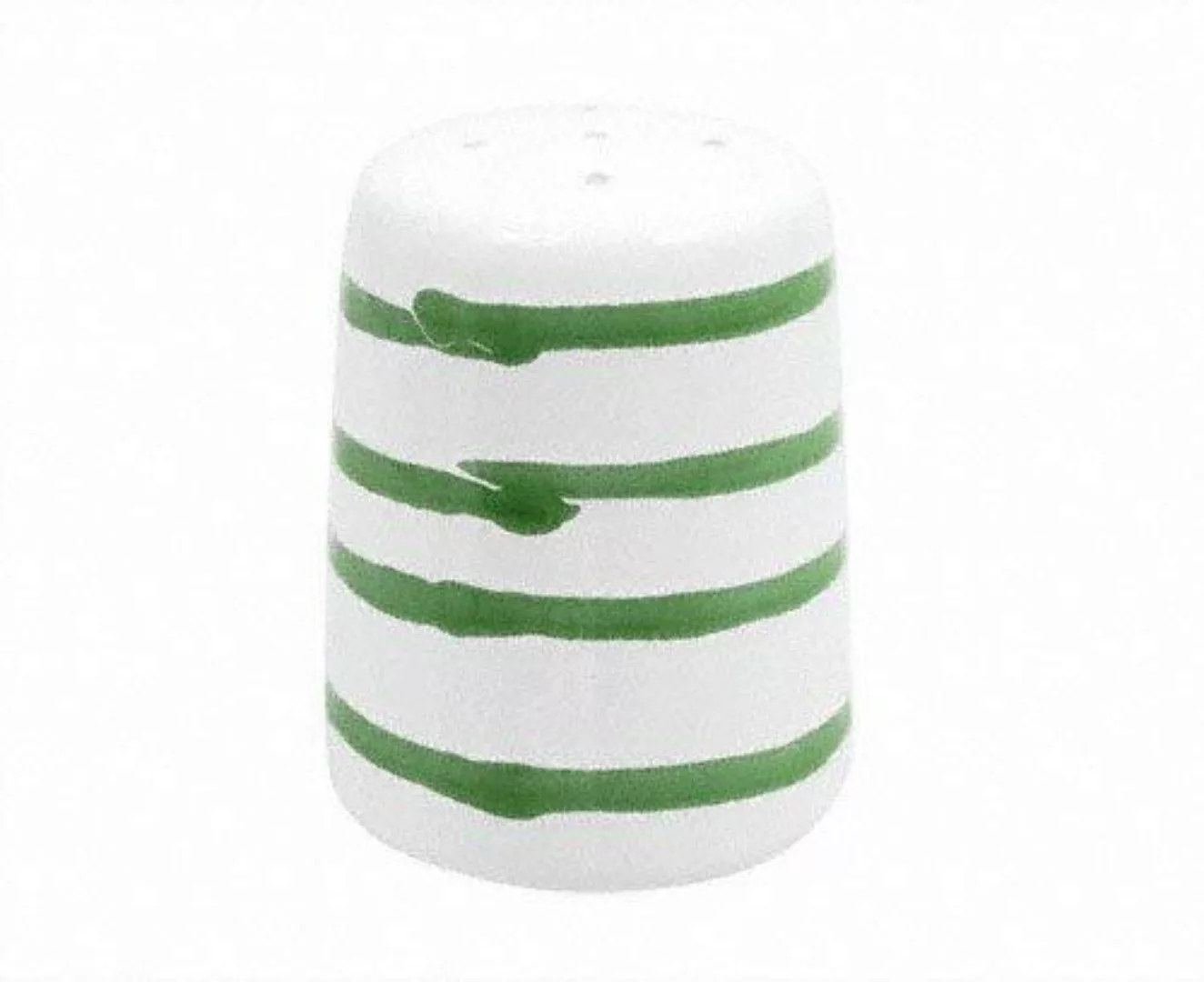 Gmundner Keramik Grüngeflammt Salzstreuer glatt 5 cm günstig online kaufen