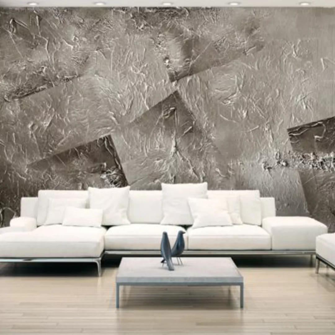 artgeist Fototapete Silver Hills silber Gr. 300 x 210 günstig online kaufen