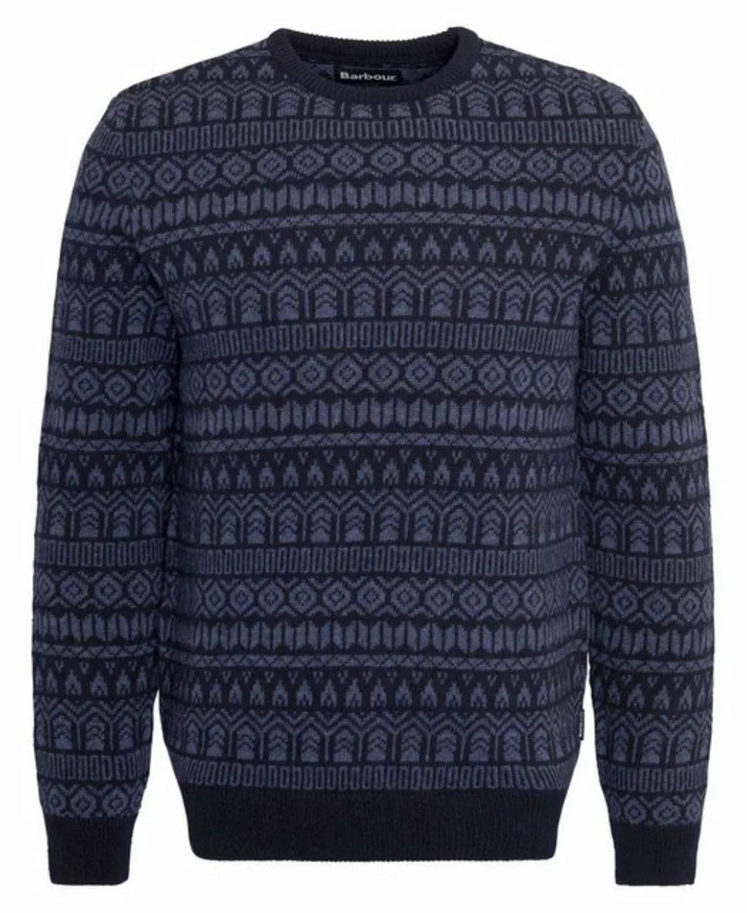 Barbour Strickpullover Herren Wollpullover STONEBECK FAIR ISLE (1-tlg) günstig online kaufen