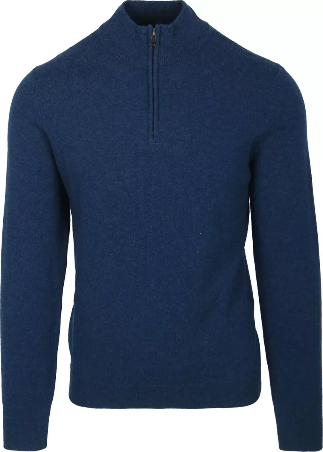 Steppin' Out Half Zip Pullover Merinowolle Marine Blau - Größe L günstig online kaufen