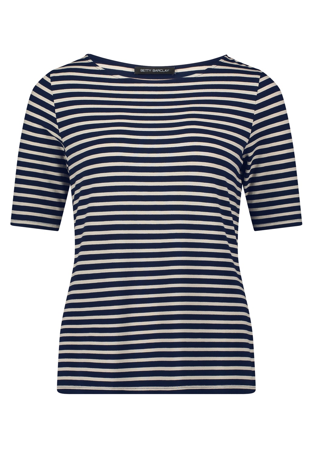 Betty Barclay Kurzarmshirt "Betty Barclay Damen Ringelshirt mit U-Boot-Auss günstig online kaufen