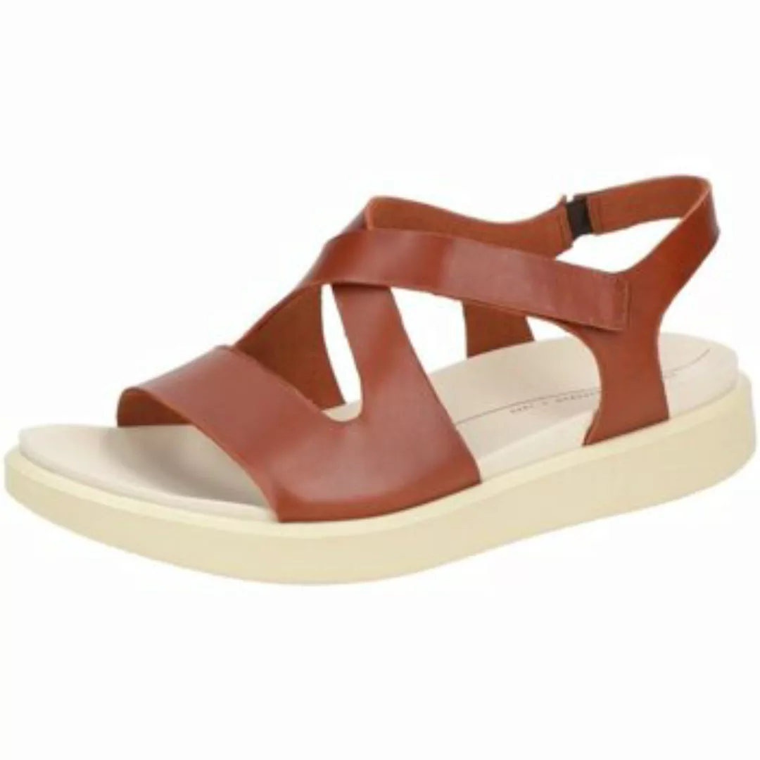 Ecco  Sandalen Sandaletten Flowt Kreuzriemen  cognac 273723 27372301053 günstig online kaufen