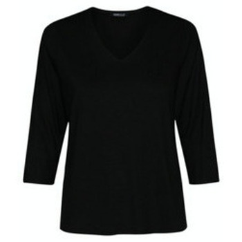 Frank Walder  T-Shirt V-Kragen T-Shirt für Damen in schwarz günstig online kaufen