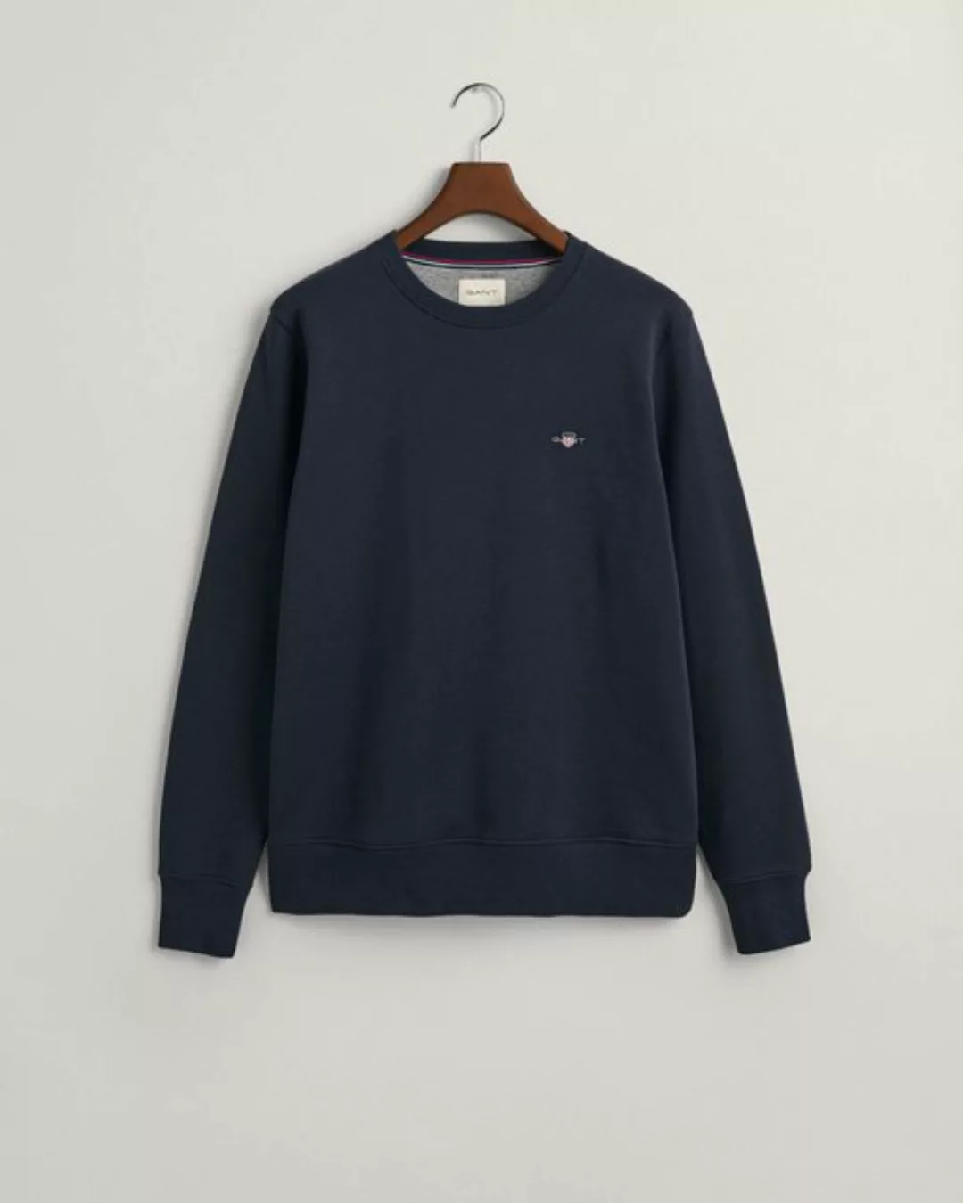 Gant Sweatshirt REG SHIELD C-NECK SWEAT, EVENING BLUE günstig online kaufen