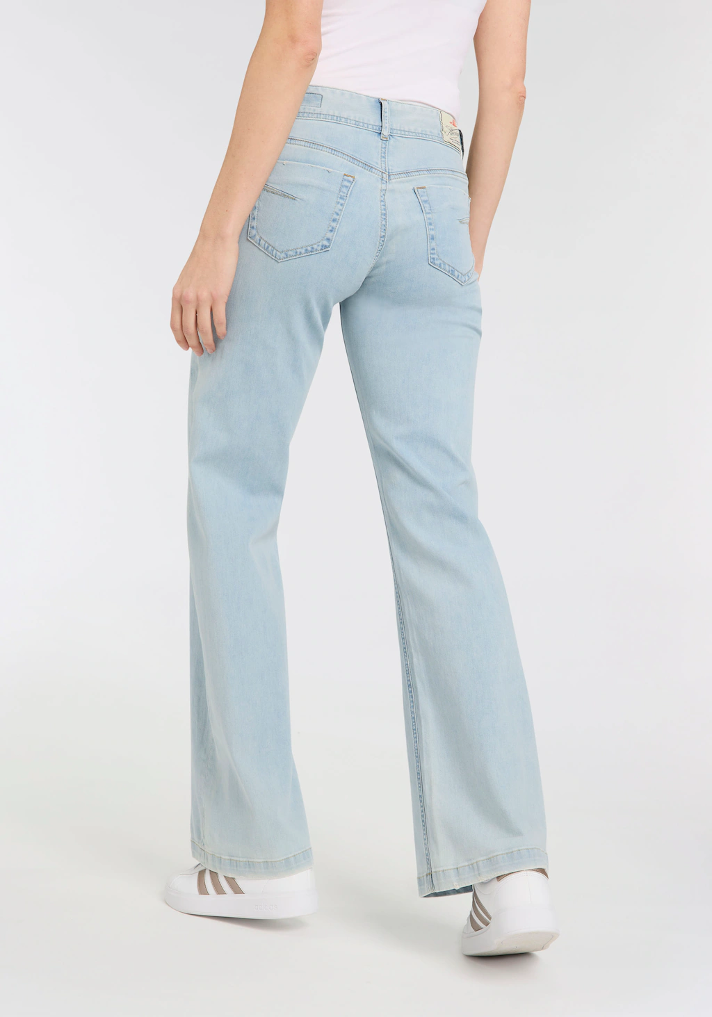 Herrlicher 5-Pocket-Jeans "Edna Recycled Denim Light", im Flared Fit günstig online kaufen