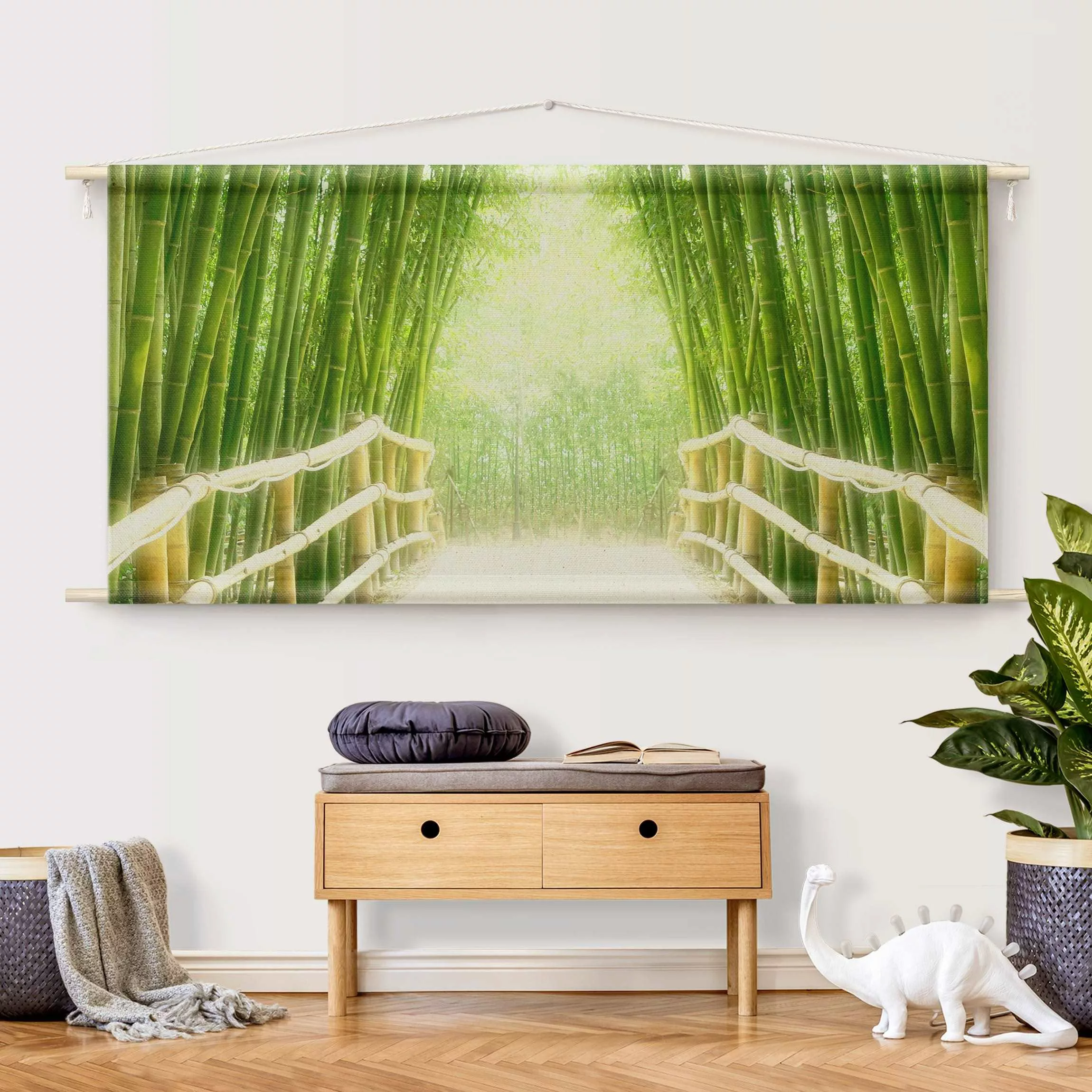 Wandteppich Bamboo Way günstig online kaufen