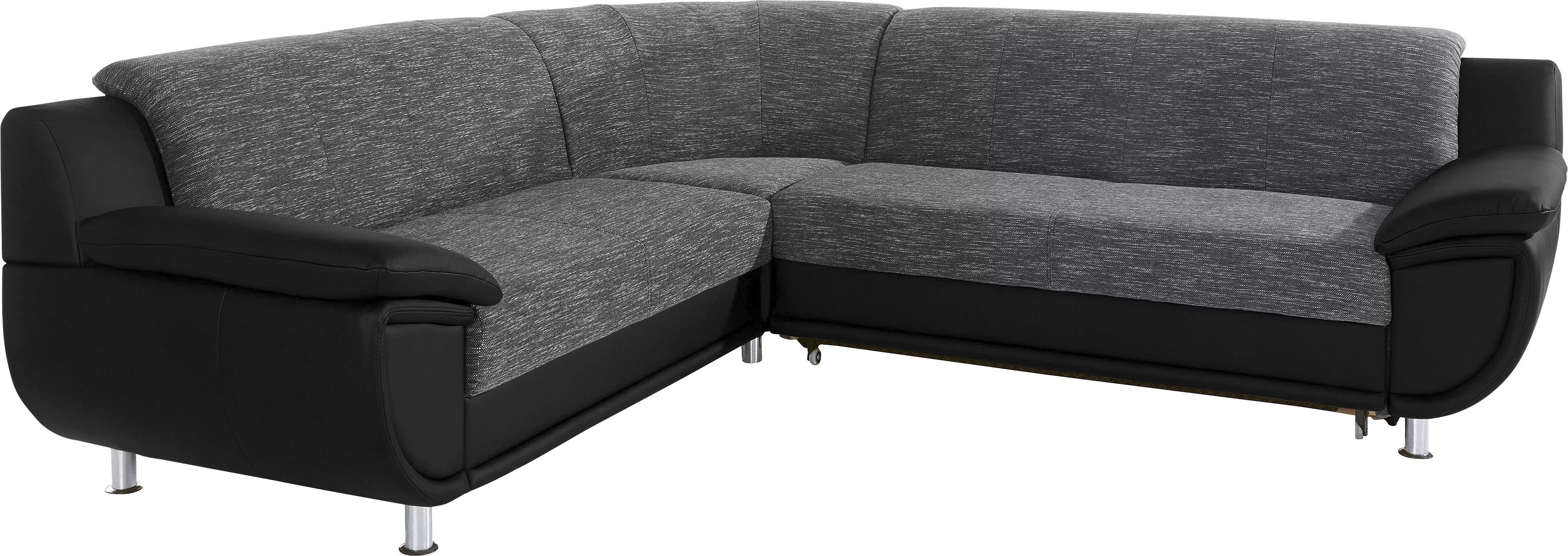TRENDMANUFAKTUR Ecksofa »Rondo 3, zeitlos und modern, im Materialmix, L-For günstig online kaufen