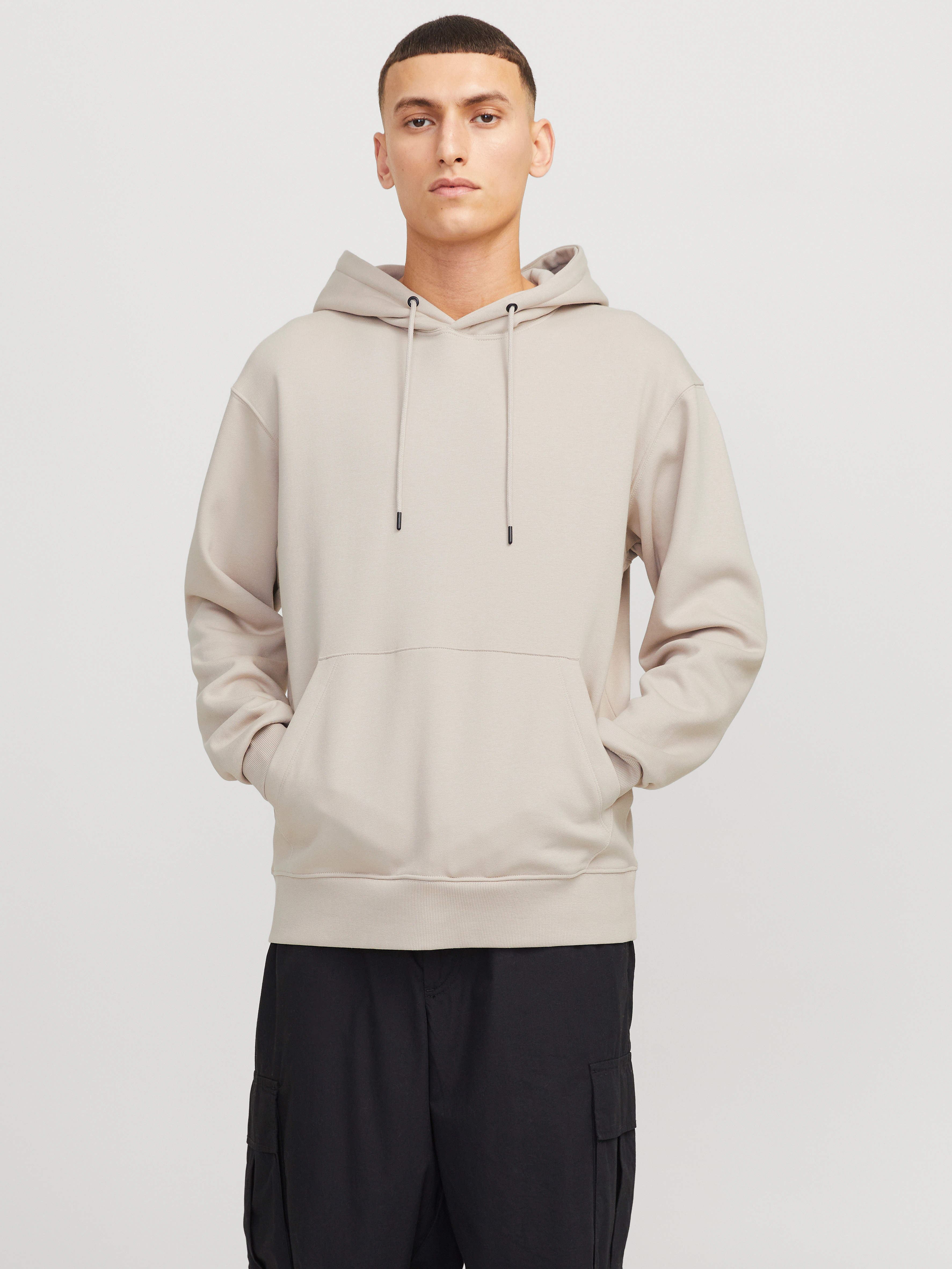 Jack & Jones Kapuzensweatshirt "JJESTAR BASIC SWEAT HOOD NOOS", mit Rippbün günstig online kaufen